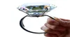 Decoração de Artes e Artesanato de Casamento 8cm Crystal Glass Big Diamond Ring Proposit Romantic Wedding Props Ornaments Home Party Gifts S3858300