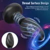 Control de la aplicación 360 Rotación Anal Anal para hombres Bluetooth Butt Plug Vibrador Vibrador Masaje de próstata Anus Sex Toys Masturbación masculina 240401