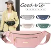 Różowa torba torebka printerem Mężczyźni i kobiety podróżują Fanny Pack Pasek skrzynia klatka piersiowa Crossbody Poliester Wysoka jakość Oryginalna fanny pakiet9515599