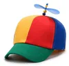 Ball Caps Bamboo Dragonfly Rainbow Sun Cap Funny Adventure Dad Hat Snapback Helicopter Propeller Design For Kids Boys Girls AdultB9260996