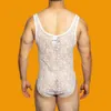 Corpo da uomo sexy sexy pizzo stretto trasparente salto triangolare body home body addestrabile allenamento traspirante Fitness fitness body da uomo 240410