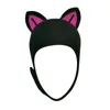 Mignon Cat Orees de chat Scuba Dive Hood Cap pour les femmes enfants en apnée Stretchable Nimation commode à porter et à enlever les accessoires 240410