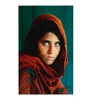 Steve McCurry Afghan Girl 1984 PEINTURE APPIRSE IMPRESSION DÉCORD INDÉRIEUR OU POPAPER MATÉRIAUX POPAPER9341961