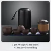 Zestawy herbaveware Zisha Travel Teat Porcelain Pordelable Infuser na świeżym powietrzu kemping teapot herbata dom