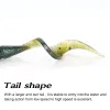 Tsurinoya coda arricciata a vite a vite verme morbido 53 mm 1,8 g 14pcs a ricciolo lungo grob pesca ad esca luccio luccio bass esca