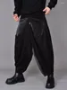 Herenbroekontwerp High Street Dark Baggy Plus Size Haren herfst mannelijke trend yamamoto -stijl casual