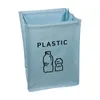 Sacos de armazenamento Organizador de quilt dobrável pode papel estabilizadores fortes de suporte perfeito como coletor de garrafa de depósito de depósito de resíduos