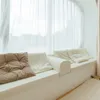 Style d'oreiller ma lalunga canapé-fenêtre clair luxe de luxe de balcon rouge flottant net personnalisé