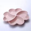 Assiettes Platter de fruits en forme de coeur boîte de rangement créatif collation séchée divisée de bonbons divisé CONTACTER PLAQUE