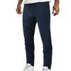 Pantaloni da uomo comodo hip hop lace-up a colori solidi uomini bracciale per cuffie per letti casual pantaloni casuali y2k abbigliamento tascabile pantalones streetwear