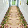 Alfombra de pastor de pasillo tridimensional 3D Alfombra de pastor de hierba se puede personalizar alfombra de escalera de carretera pastoral pavimentada