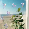 Window Stickers 1Set Film Self Adhesive Sticker Pvc Mushroom Flower Shape Reflection Glass No Glue Static Paste Home Decoration