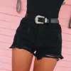 Shorts Summer Sexy Casual Ripped Jeans Shorts Nouveau Fashion haute taille Elastic plus taille High Street Women Shorts S2xl Vente chaude
