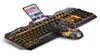 Mekaniskt tangentbord och musuppsättning trådbundet USB -datornotbok Gaming KeyPad PC TecLado Clavier Gamer Completo Tastiera RGB Delux C4387657