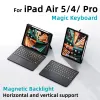 Keyboards Magic Keyboard For iPad Pro 11 12.9 4th Air 5th 10.9 Inch 3rd Generation 10.2 9th 8th 7th 10.5 2022 2021 Touchpad Bluetooth Case