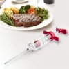 BBQ Meat Syringe Marinade Injector With Needle Turkey Chicken Flavor Syringe Grill Chicken Kitchen Poultry Accessories Baking