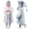 Kids Raincoat Boys and Girls Vérinons de pluie pour enfants Poncho Poncho Travel Travel Rainat Eva School Students Rainat Coat