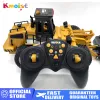 1:18 RC Car Eloy Huina Bulldozer Tractor Engineering Vehicle Excavator 2.4G Radiokontrollerade bilar Truck Toys for Boys Kids Gift