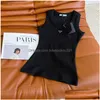 Tricot de tricots pour femmes t-shirts t-shirts de concepteur de réservoirs pour femmes