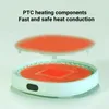 Smart Cup Heater Coffee Milk Mok Warmer Electric Hot Bord voor waterthee Constante temperatuur Verwarming Coaster 3 Gear Warmer Pad