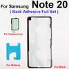 Voor Samsung Galaxy Note 20 Opmerking 20 Ultra SM-N985 SM-N986 4G/5G LCD-scherm Batterij Batterij Lens Lens Lens lijmsticker tape