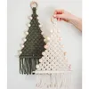 Tapisserier julgran macrame neutral boho xmas familjesemester dekor dörr dekoration gåva