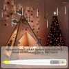 Decorazione per feste decorative luci di cera a led elettroniche con bastone magico per decorazioni natalizie feste e raduni ornamenti