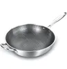 WOK304 en revêtement inoxydable en acier inoxydable en revêtement Pandle de cuisson Potskitchen Pans de cuisine Pans1579236