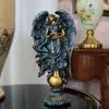 Decorative Figurines ERMAKOVA Prayer Angel Goddess Sculpture Ornament Ancient Greek Mythological Figures Lucky Statue Office Room Home Decor