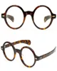 Men de lunettes optiques Round Capes de lune