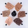 UNIG SILICONE Practice Finger Tool com articulações Bendable Silicone Fake Feels For Nails Diy para Modelo Treinamento