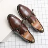 Casual Shoes Small Leather Men Winter Breathable Youth Business Formal British Korean Suit Men's