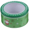 Storage Bottles Christmas Candy Jar The Gift Holder Party Bags Bin Packing Box Favors Small Containers Cookie Tins Tinplate Case Child