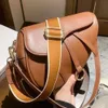 10a aus Kaufläden oder Schaffell Satteltasche Umhängetaschen Frauen Freizeit -Sattel PU Solid Color Diagonal Mode Easy Matching Lady Handtaschen78