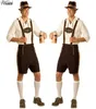 Oktoberfest Costume Lederhosen Bavarian Octoberfest German Festival Beer Halloween for Men Beer Costumes Plus Size M L XL 2XL298K1860722