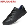 Sapatos casuais de couro genuíno macio masculino tênis de moda mocassins apartamentos masculinos de cedimento vintage preto