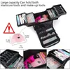 Sac de maquillage de grande capacité Multi-couche organisateur de vernis à ongles imperméable Cosmetics Organisateur Sac Fishing Case de maquillage Rangement 240408