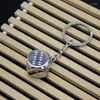 Keychains Creative Metal Dice For Women Men Hanger Keyfob Keyring Key Chains Rings Charm Bag -geschenken