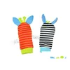 Baby Toy Sozzy Socks Toys Gift P Garden Bug Wrist Rattle 3 Styles Educacional Cute Bright Color9729686 Presentes de entrega de gota aprendizado Ed Otmzx