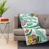 Decken Muster Eridanikilo 14 Kawaii Bettwäsche Leopardendruck für Couch Wurfdecke