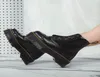 S8DX8 Sinclair Women039s سميكة من الجلد الوحيدة الكعك SOLE 1460 BOOTS BOOTS FRONT SHIPREN