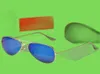Tasarımcı Güneş Gözlüğü Moda Markası Aviator Güneş Gözlüğü Erkek Gözlük Polarize UV400 Koruyucu Ayna Polaroid Lens Metal Frame2981308