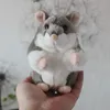 Chinchilla Anime süße Plushie Hamster Plüschspielzeug lebensee Tiere Simulation Stoffed Puppe Kawai Spielzeuggeschenke für Kinder 240401