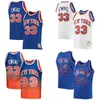 Patrick Ewing #33 Basketbol Forması 1991/92 Hardwoods Klasik Retro Retro Jersey Erkek Genç Kadınlar S-XXL Dış Mekan