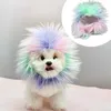 Abbigliamento per cani Pet Lion Hat Shape Cosplay Cine Parrucche per gatti per feste festive di Halloween Cani