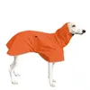 Vêtements pour chiens italien ves à vêtements de lévriers hiver chauds grand manteau imperméable réglable