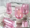 Bicchieri da vino fata lessini di vino aliti di whisky di diamante rosa decorati con oblet bigotti di vino rosso lessini di vino L49