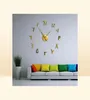 Wall Clocks Arabic Numbers Diy Giant Wall Clock Arabic Numbers Acrylic Mirror Effect Stickers Frameless Large Silent Wall Watch Ho8179306