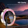 Bling Tiny Diamond Alloy Camera HD Glass Protector for Samsung Galaxy Z Fold 5 Fold5 ZFold5 Glitter Metal Lens Ring Cap Locator