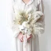 Decorative Flowers Natural Dried Decor Bouquet Wedding Floral Arrangement Fluffy Reed Pampas Grass Christmas Farmhouse Boho Home Decoration